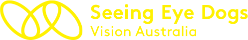 Seeing Eye Dogs. Vision Australia Logo